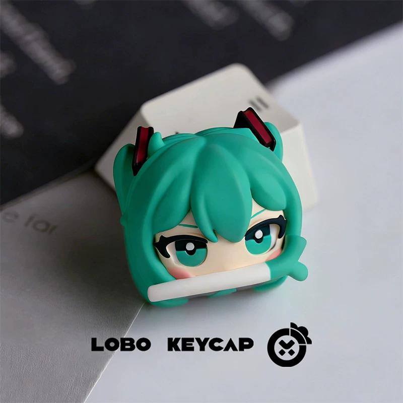 ESC Decoration Anime Hatsune Miku Series Personalized Mechanical Keyboard Keycaps Cute Creative Periphery Customization Gifts