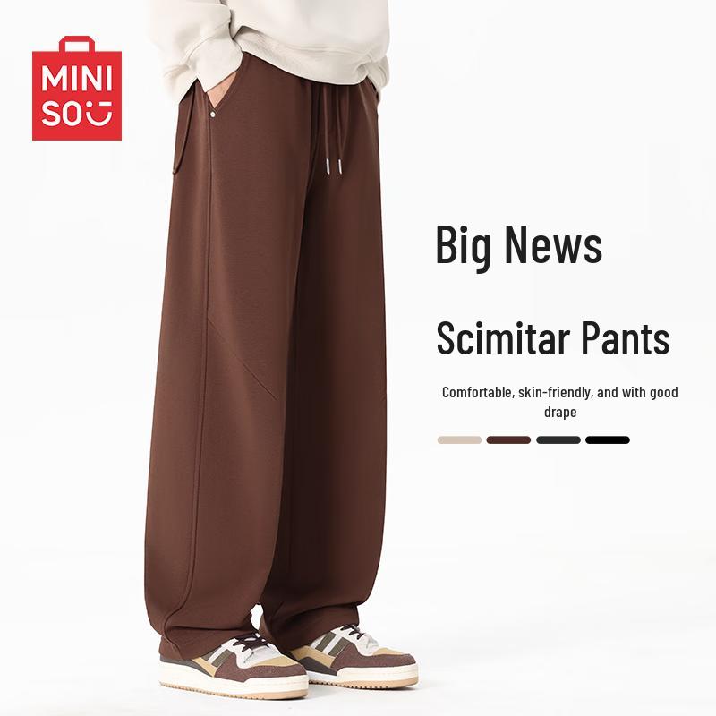 

MINISO Men s High-Street Curved-Leg Casual Pants 3XL