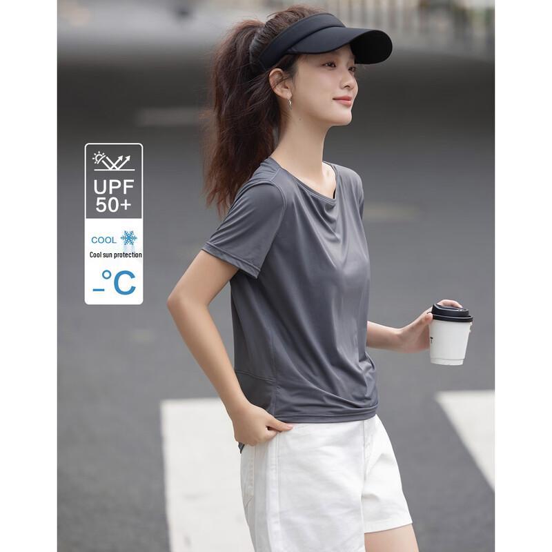 Demana Women s Cooling Ice Silk UPF50+ Sun Protection T-shirt M