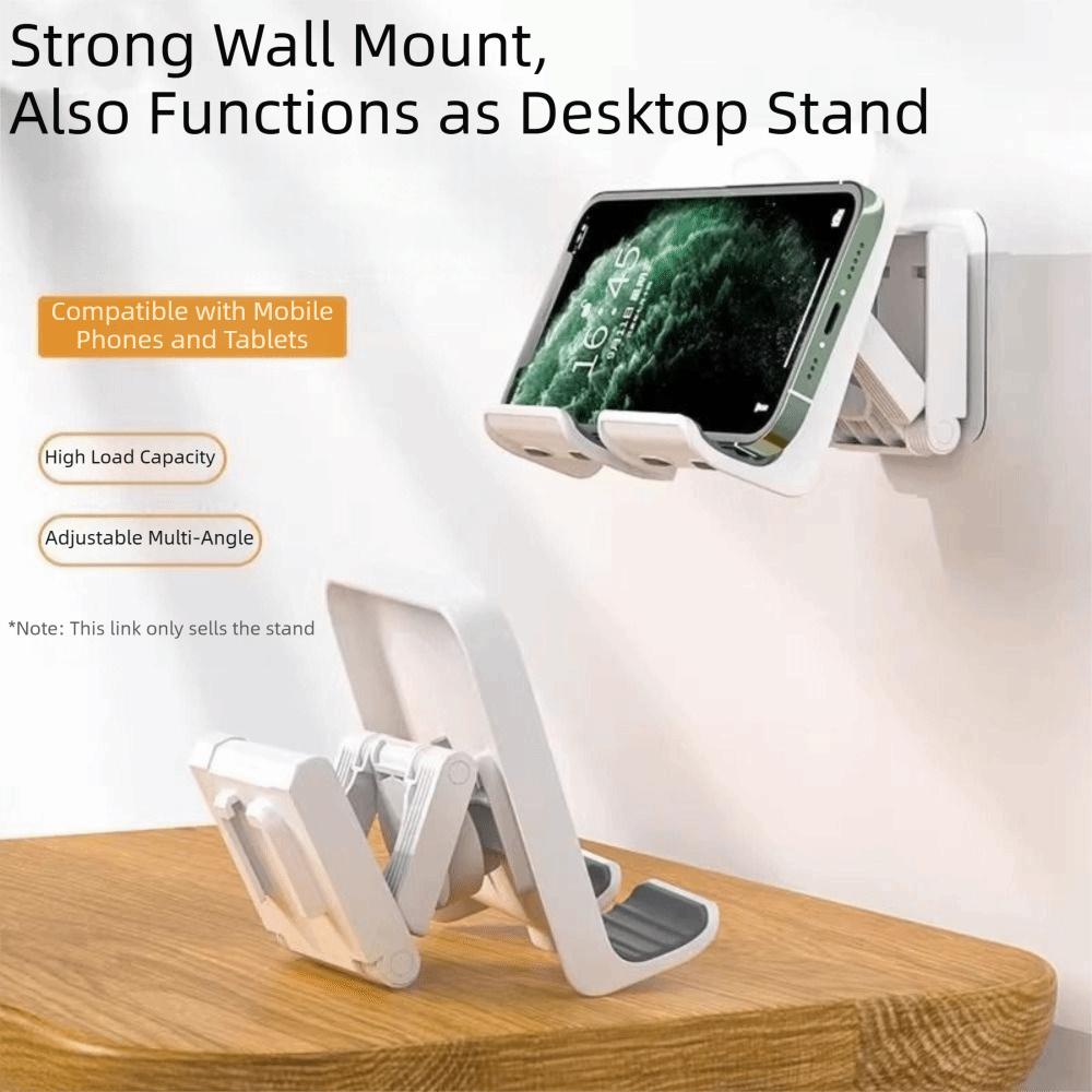 Adjustable Wall Mount Holder Strong Adhesive Mobile Phone Support Hanging Phone Stand  Living Room