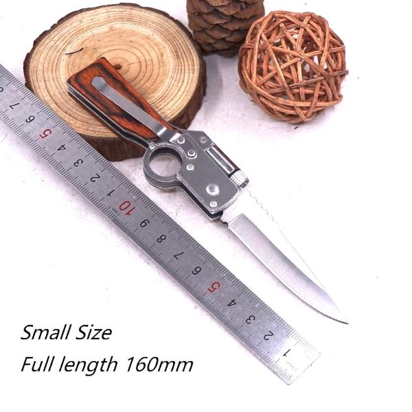 Quick Open Folding Pocket Knife Survival Tactical Knife Sharp Outdoor EDC Tool Combat Camping Hunting Knives With Led Light
