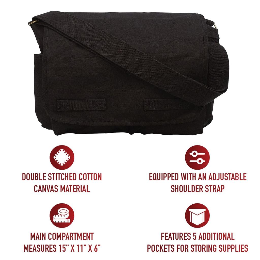 Bag BK 24 Familiar Classic Fashion Miscellaneous Goods "Messenger [ROTHCO]" "Jack Bauer" "black"!