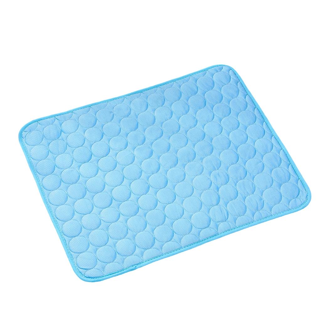 Summer Pet Mat Ice Silk Pad for Dogs Cats Breathable Sleeping Bed