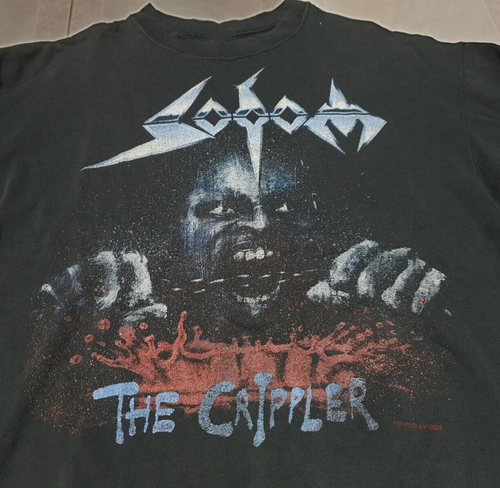 Черная футболка Sodom Band Хлопок Унисекс S-234XL Футболка с коротким рукавом Унисекс XXXXL