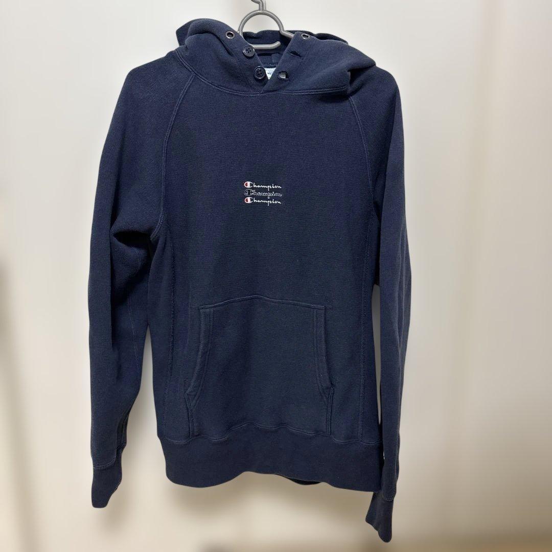 champion champion reverse weave parka M navy