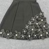 Women's European & American Style Deep V Floral Bandage Dress - Sexy Evening Gown & Short Dress