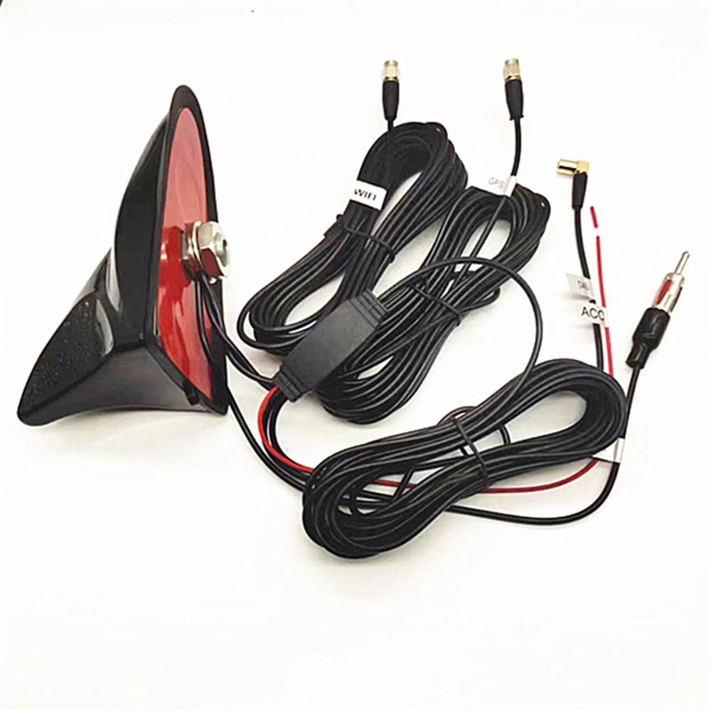 Car Roof Shark Fin Antenna DAB+GPS+FM+WIFI Car Stereo Radio Amplifier Support GLONASS 1602MHZ