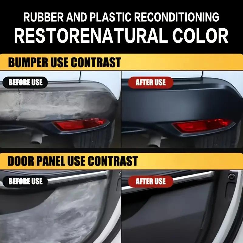 Car Interior Scratch Repair Paste - Car Scratch Repair | Tire Shine Restoration, Black Interior and Dashboard Plastic Surface Restoration