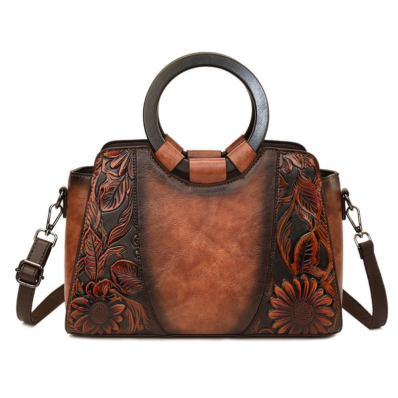 

Сумка женская через плечо с рельефным принтом, дизайнерская, роскошная, классическая, с круглым карманом, в стиле ретро, новая, высококачественная, подарочная, сумка-кроссбоди Luxury Bag