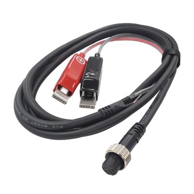 VISPREA Compatible Power Cable for Daiwa and Shimano Electric Alligator Hyper Super Power Super Mega Cord YU326 Daiwa 750 and Below and 1000 2.5m