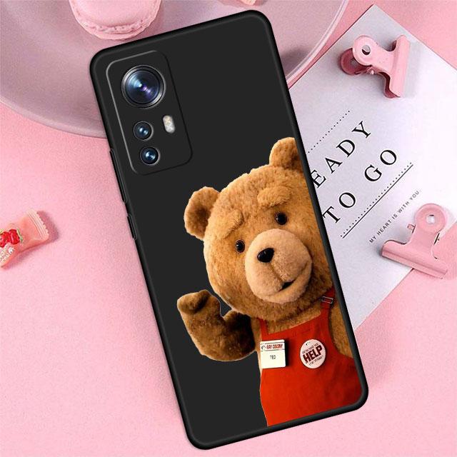 Husă Telefon 20Ultra Negru Intens Astronaut Desen Animat Urs pentru Samsung Galaxy A32 Note 20 Ultra 10 Plus 8 9 A22 A72 S22 S21 S20 Note