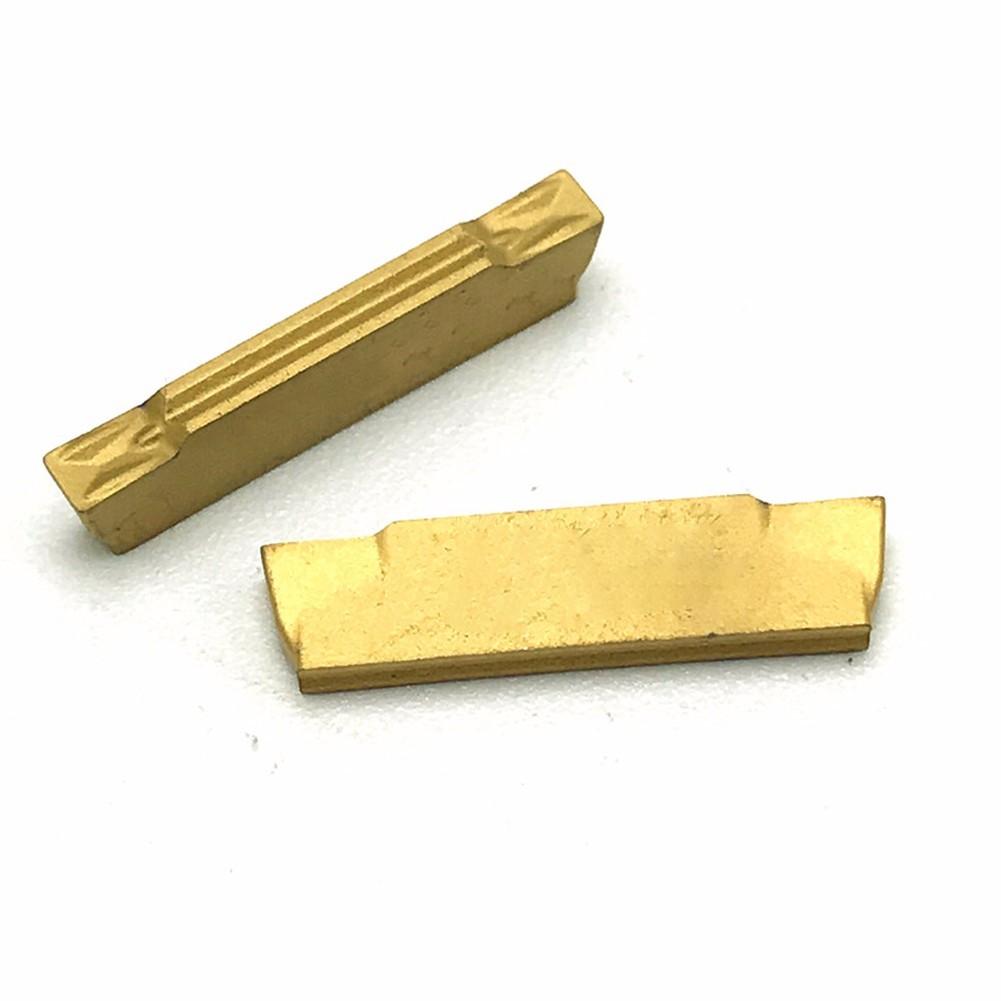 10PCS MGMN200 Grooving Carbide Inserts Lathe Cutter Turning Parting Tools Set