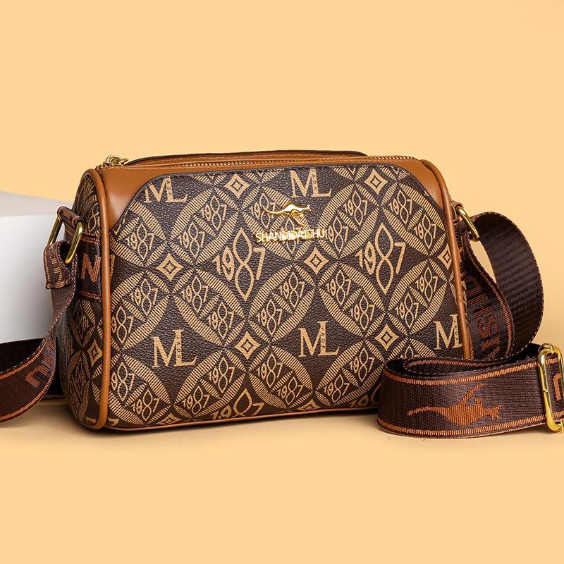 Bag Women's Bag New Shoulder Messenger Bag Fashionable Mother Large Capacity Pillow Bag