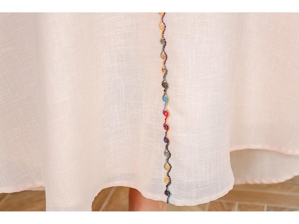 Embroidered Women's Abaya Gown - Dubai Style