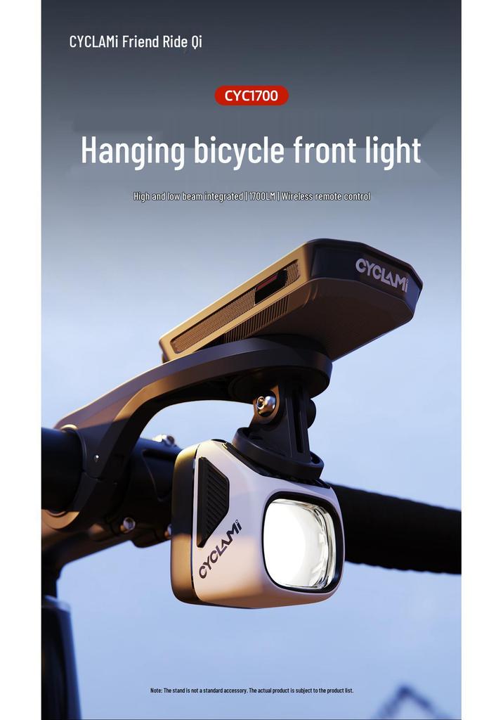 Lumière de vélo CYCLAMI CYC1700 Lumens avec support et conception à libération rapide