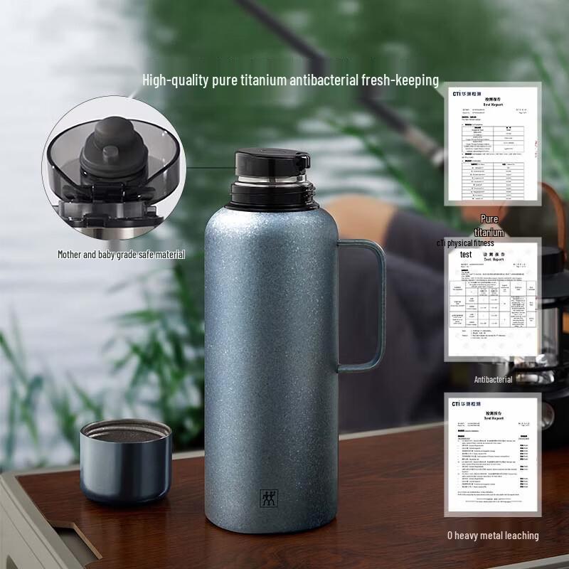 Zwilling Thermo Plus 1.2L Titanium Vacuum Flask