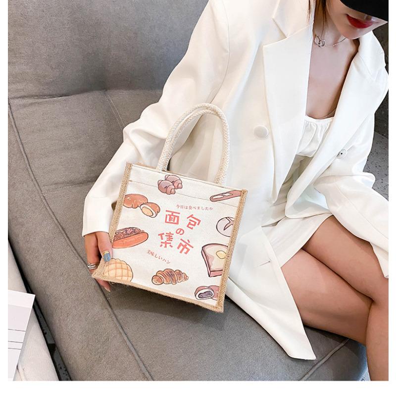 Canvas Bucket Tote Bag for Women, Minimalist Zipper Shoulder Handbag, Japanese Style Daily Commute Bag, Street Fashion Purse KTB