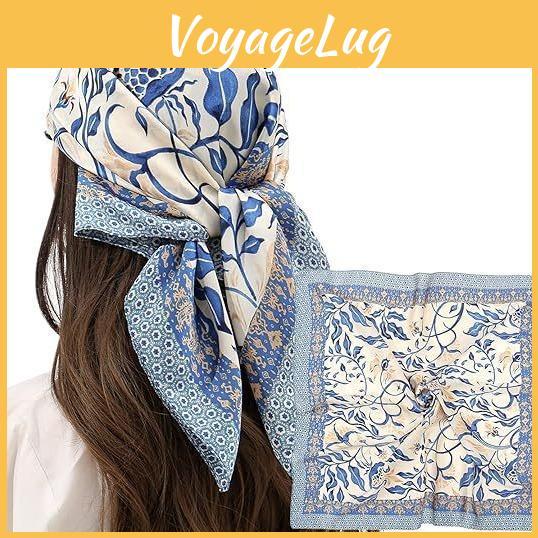 70 Small 70 Sunscreen Square Scarf Large Printed Womens Silk Scarf Thin Light Sunscreen Scarf Headband