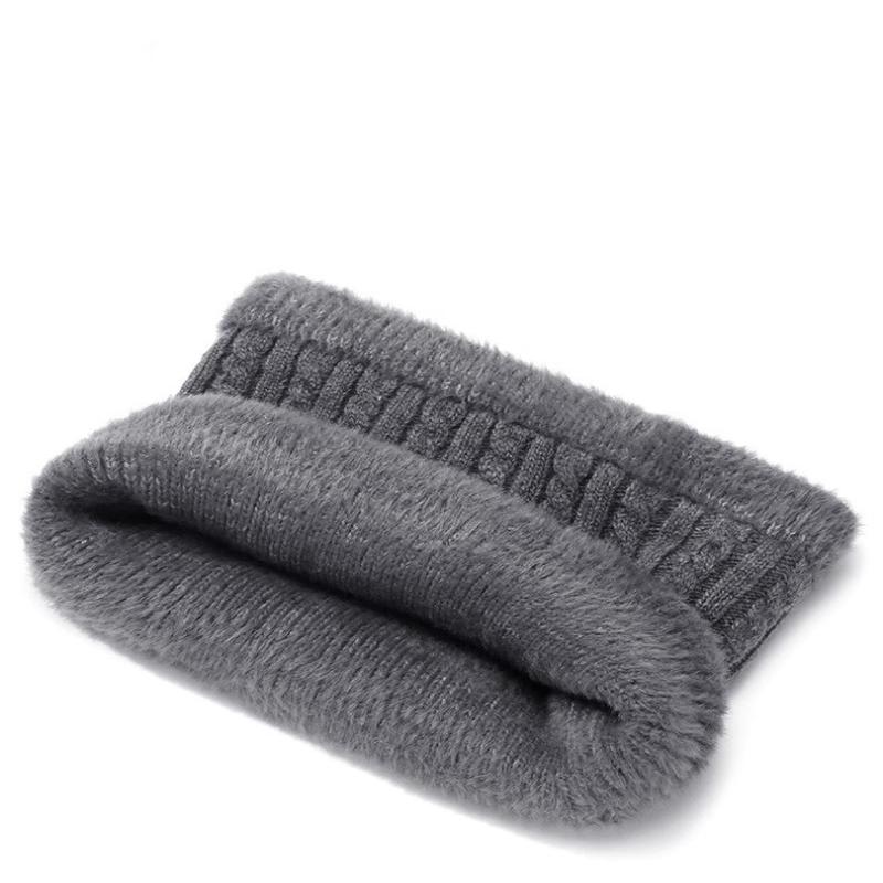 Outdoor Men Autumn Winter Knitted Hat  Casual Warm Bomber Hats Cycling Ear Protection Hats Elderly Cold Thick Cap