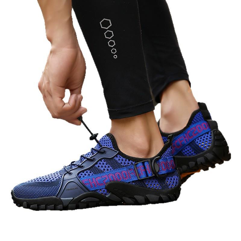 Herren Quick-Drying Mesh Wandersandalen - Leicht, Atmungsaktiv, Sommer Angel- & Trekking-Schuhe