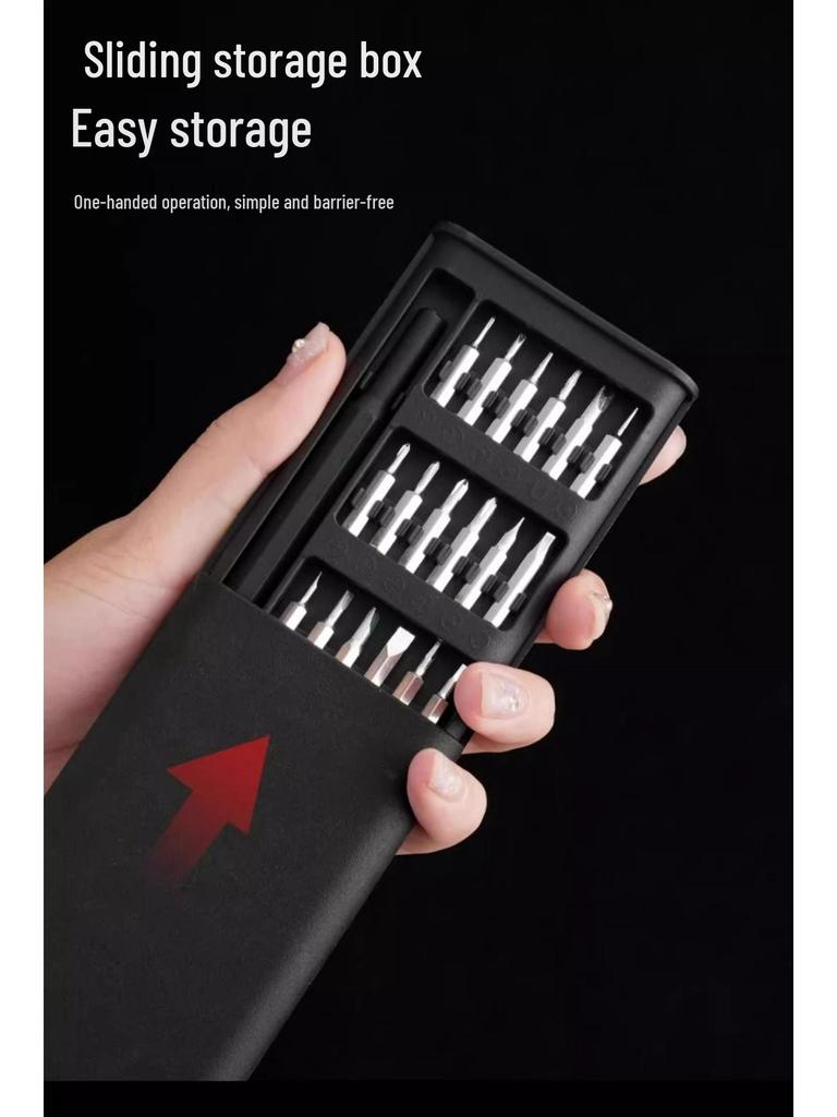 25-teiliges multifunktionales Schraubendreher-Set für Computer- und Telefonreparatur