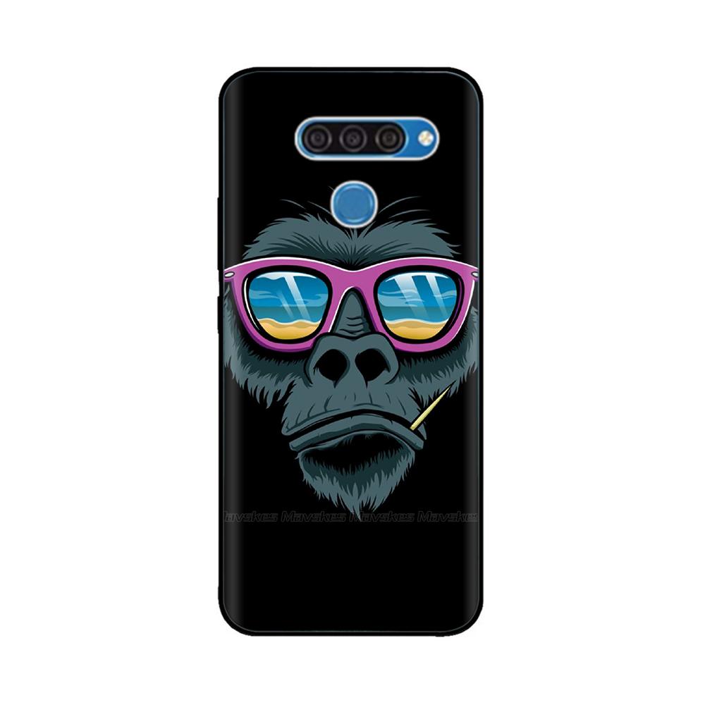 Pour coque LG V50 ThinQ 5G pour lg v50 thinq Housse Dessin Animé Silicone Antichoc TPU Souple Coque Arrière pour Fundas Coque de Téléphone LG V50 Capa