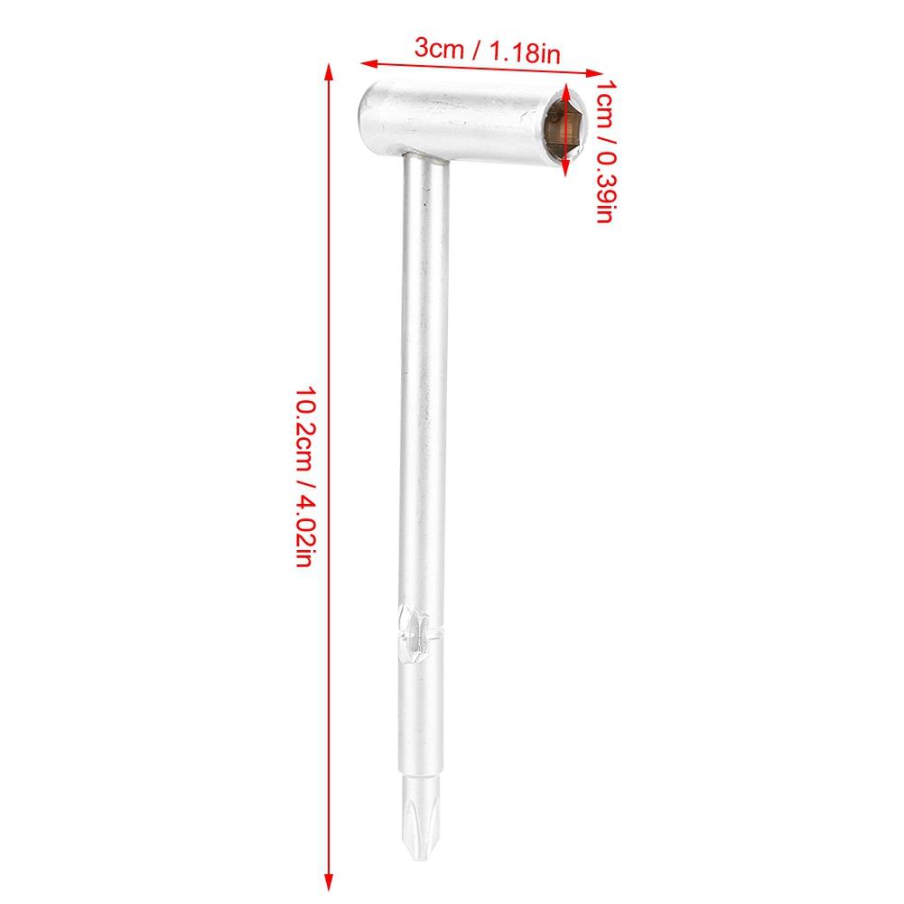 Halsstab-Kasten Reparaturschlüssel 5mm Schraubendreher Werkzeug Zubehörteil für Gitarren (7mm)