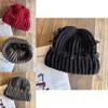 Solid Color With Hole Knitted Hat For Men Women Winter Street Fashion Headgear