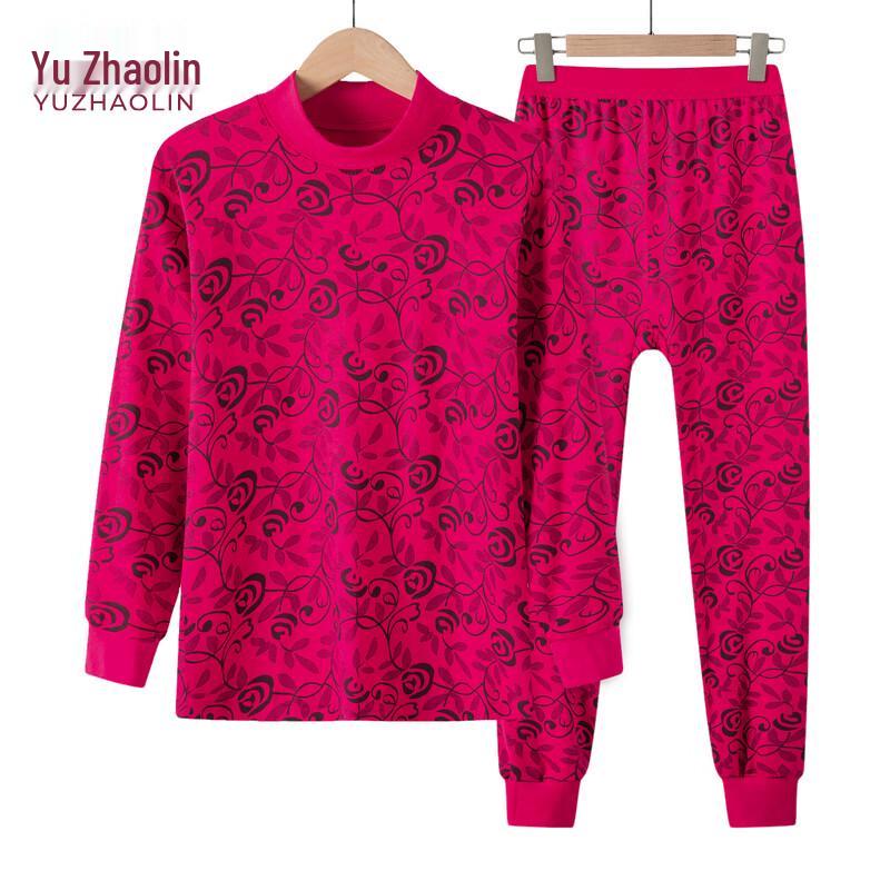 YUZHAOLIN Damen Übergröße Dickes Thermounterwäsche-Set für ältere Menschen