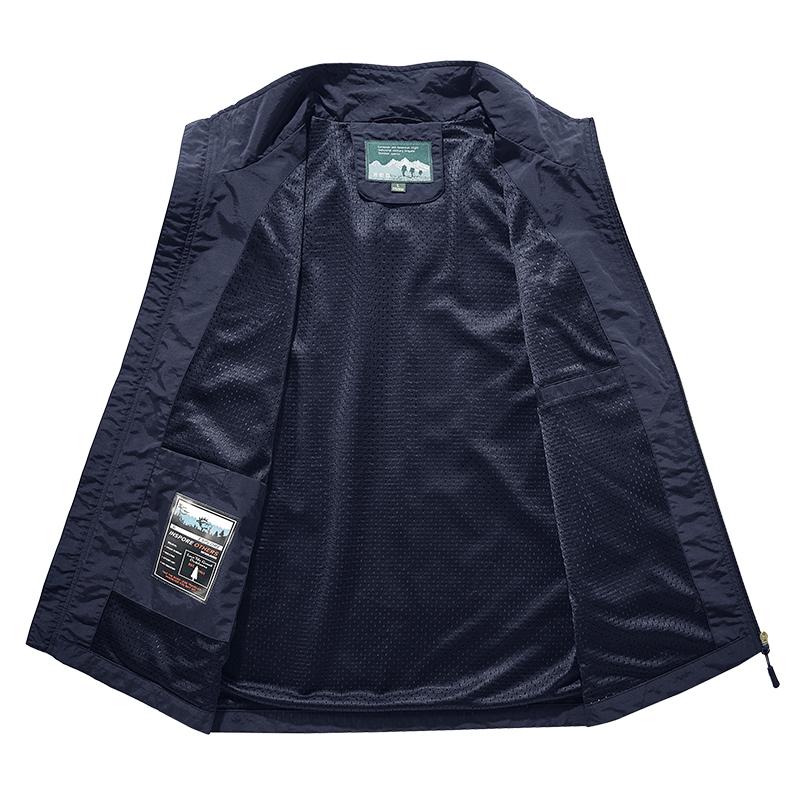 6XL Plus Size Men's Summer Outdoor Hiking Vest Tactical Multi-pocket Lightweight Soft Shell Utility Travel Safari Cargo Vest Men