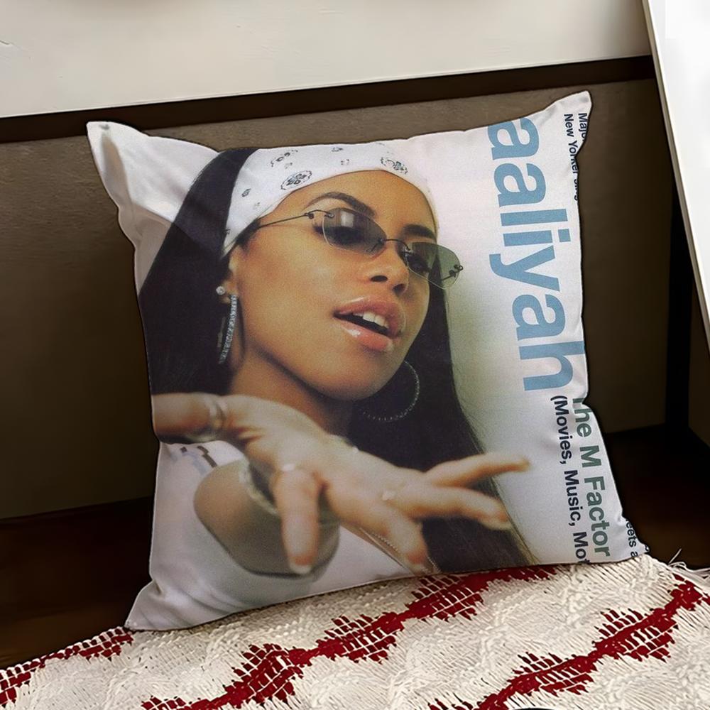 Singer AAaliyah Cushion Cover Reversible Soft Durable Pillow Cover Home Car MultiScene Use for Daily Comfort 30X30cm
