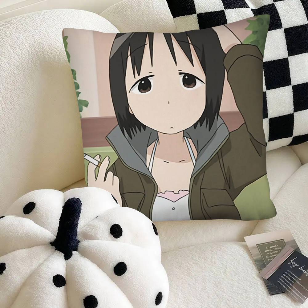 Popular Anime Dennou Coil Pillow Case Fashion Square Pillowcase Bedroom Sofa Room Ins Decoration Leisure