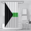Gaslight Gatekeep Girlboss Demiromantic Pride Flag Demisexual Shower Curtain Set With Grommets And Hooks For Bathroom Decor