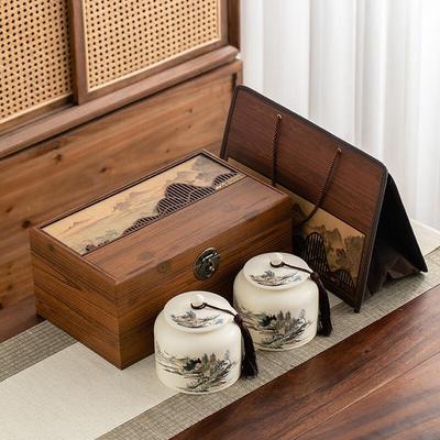 Vintage Ceramic Tea Caddy