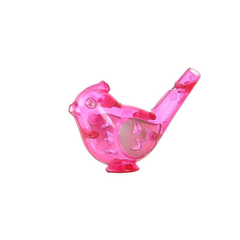 10 ks Třpytivé fandící pomůcky Mini ptáček Plastové vodní píšťalky Hluková pomůcka pro dárky na narozeninovou oslavu, dárek na baby shower, kriketový žert