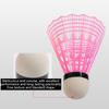 1Pcs Pink Imitation Nylon Ball Durable Badminton Outdoor Plastic Nylon Practice Game Training Use