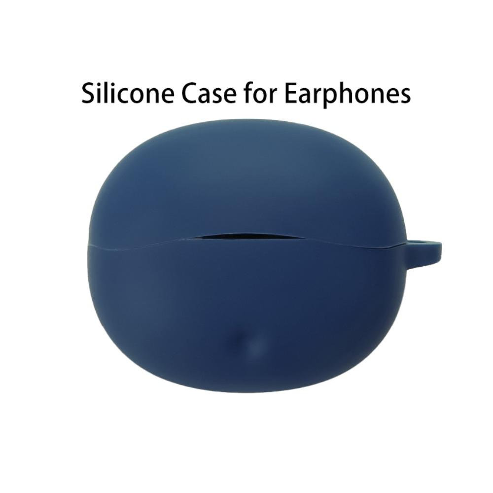 Silicone Earphone Case with Keyring Headphone Protective Case Earbuds Cover for QCY Crossky C50i