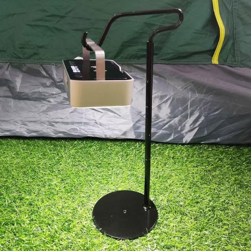 Přenosná kempingová lampa Stolní stojan Venkovní lehký stojan na lampu Stojan na zavěšení světla Kempingové příslušenství