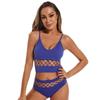 Women's Seamless Sports Bralette Set for Small Bust - Hollow Design, No Underwire, Plus Size Available