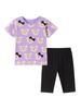 Summer Short Sleeve Girls' Cartoon Set - European American Style