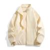 Men's Autumn and Winter Fleece Windproof Stand-up Collar Warm Fleece Jacket Couple Multi-color Versatile Jacket