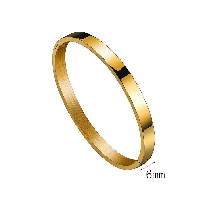 Personalized Bracelet for Women Female Width 4/6mm Custom Engraved Name Bracelets Bangle Stainless Steel