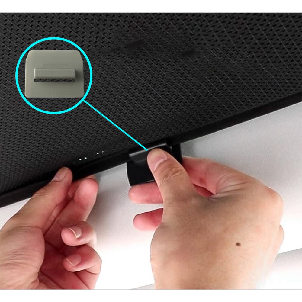 Oisinlas 16 stk Solskjermklips Takskjermklips for Soltak Kompatibel med Tesla Model 3