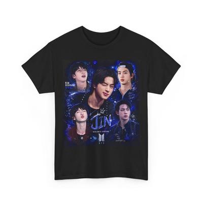 2026 Hot Sale Jin BTS T-shirt Unisex Y2K Gothic Cotton Oversized T-shirt Hip Hop Streetwear Oversized T-shirt Short Sleeve Casual Clothing