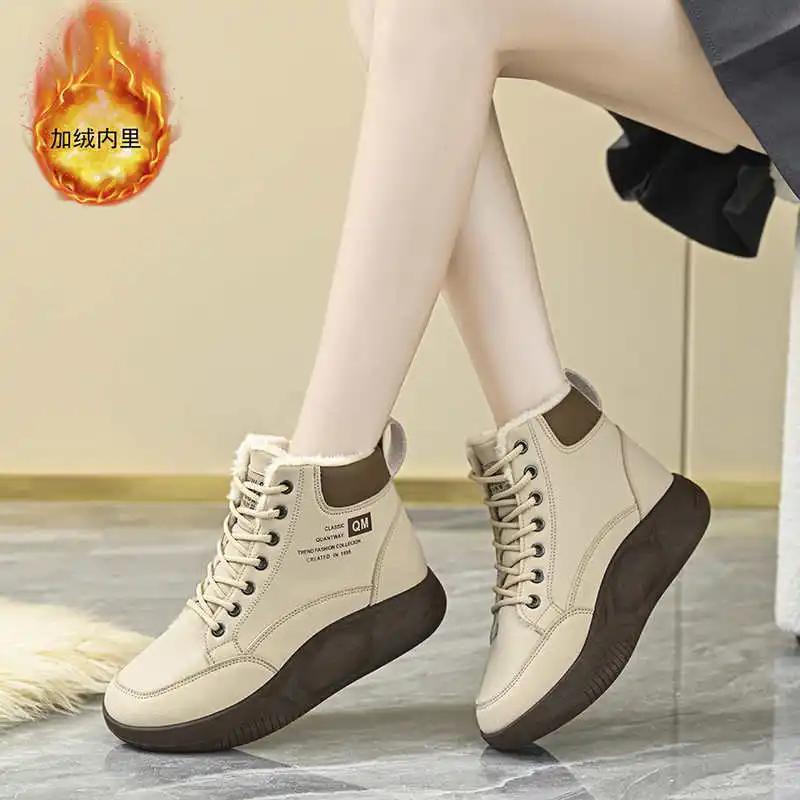Fashion Hi Tops Middleboots Womens Shoes Heels New Season Women Sport Shoes Hight Heels Shoes For Women Sneakers Class Luxury