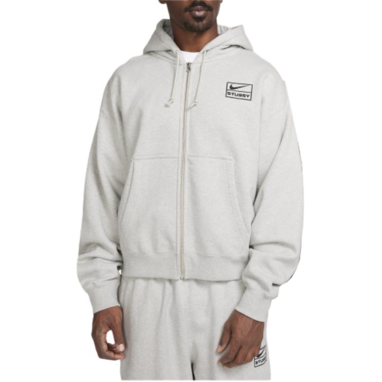 New Nike X Nike Fleece Zip Up Hoodie Asia Sizing FW23 FJ9182-050