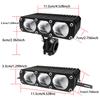 Car Grill Bumper LED Spotlight 160W Hi-Lo Beam Fog Lamps Offroad Driving Light For Motorcycle Pick-up Truck 4x4 ATV Work Lights
