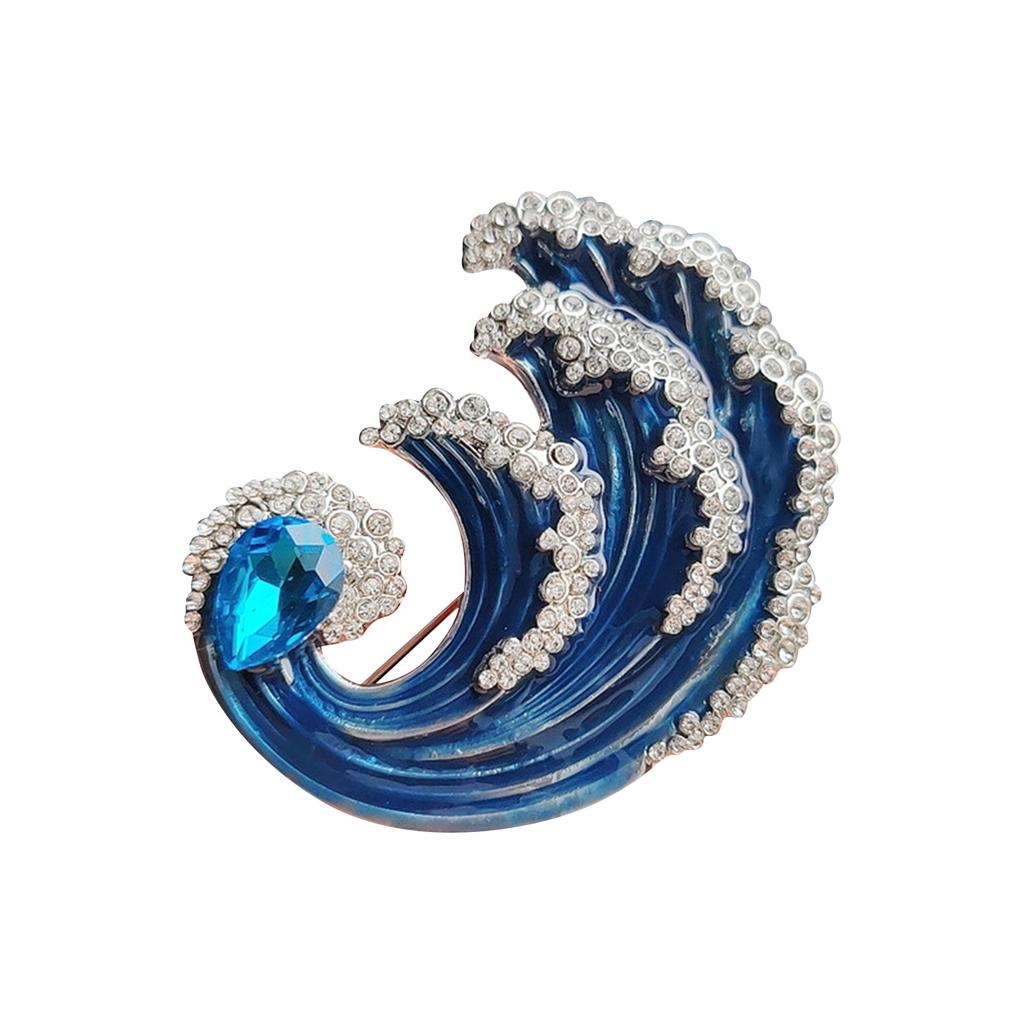 High End Diamond Inlaid Butterfly Brooch, Women's High-end Sense, Chest Flower, Versatile Clothing Accessories