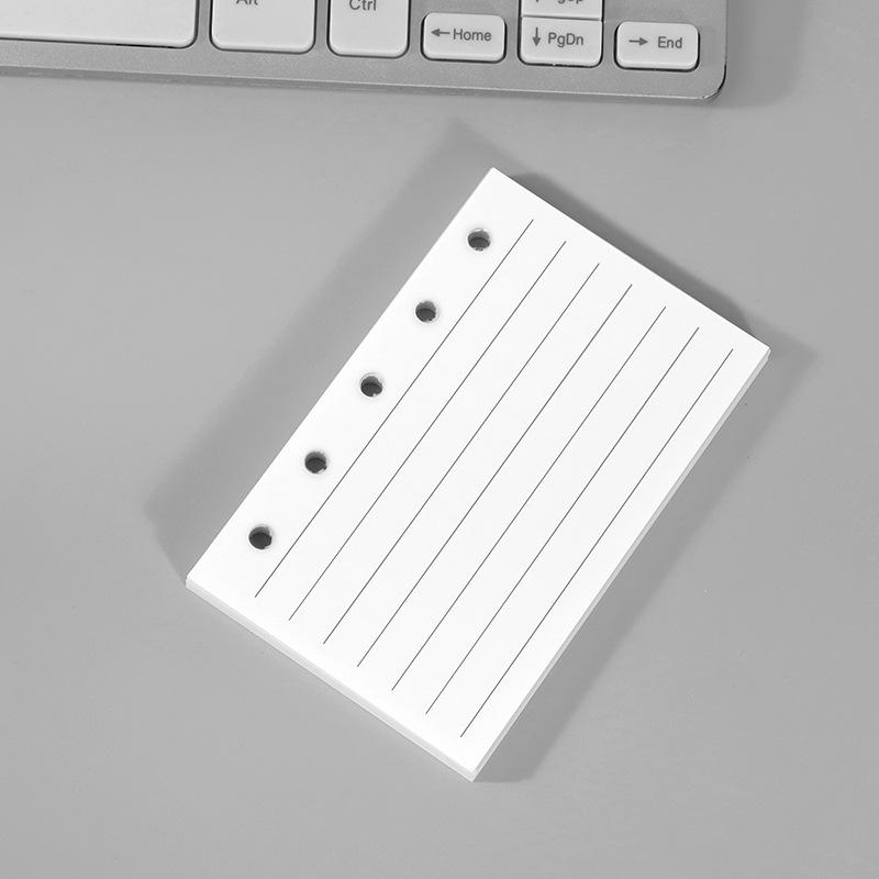 

Сменный блок для блокнота на 5 кольцах M5 A8: Пустой, в линейку, в клетку, 100 г бежевая бумага даулинг