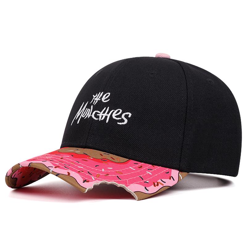 Kreative Neue Baseballkappe Die Kleine Buchstabe Donut Stickerei Tägliche Freizeit Dekoration Sonnenschutzmütze Mode Straße Hiphop Mütze